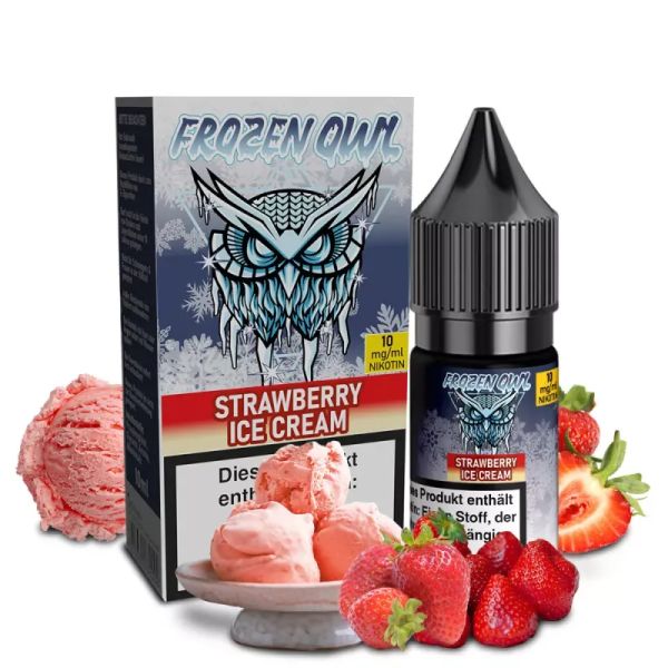 Frozen OWL - Strawberry Ice Cream Nikotinsalz Liquid