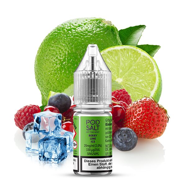 Pod Salt X - Berry Lime Ice Nikotinsalz Liquid