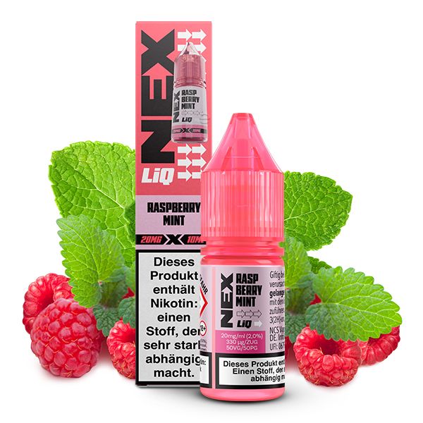 Pod Salt NexLiq - Raspberry Mint Nikotinsalz Liquid