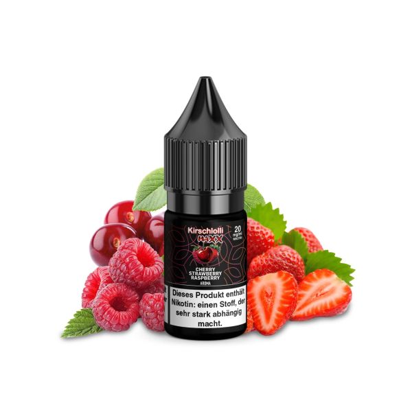 Kirschlolli MAXX - Cherry Strawberry Raspberry Nikotinsalz Liquid