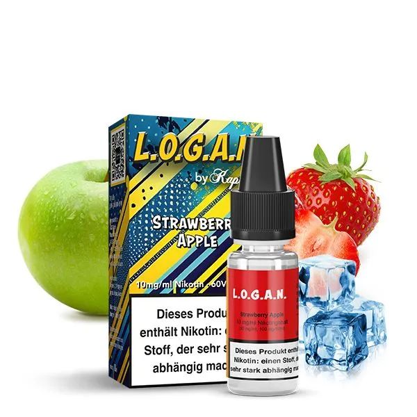 L.O.G.A.N. By Kapka's Flava - Strawberry Apple Nikotinsalz Liquid