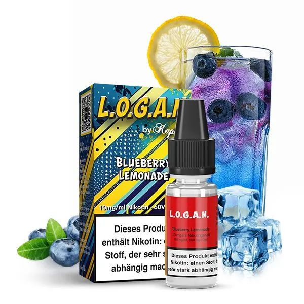 L.O.G.A.N. By Kapka's Flava - Blueberry Lemonade Nikotinsalz Liquid