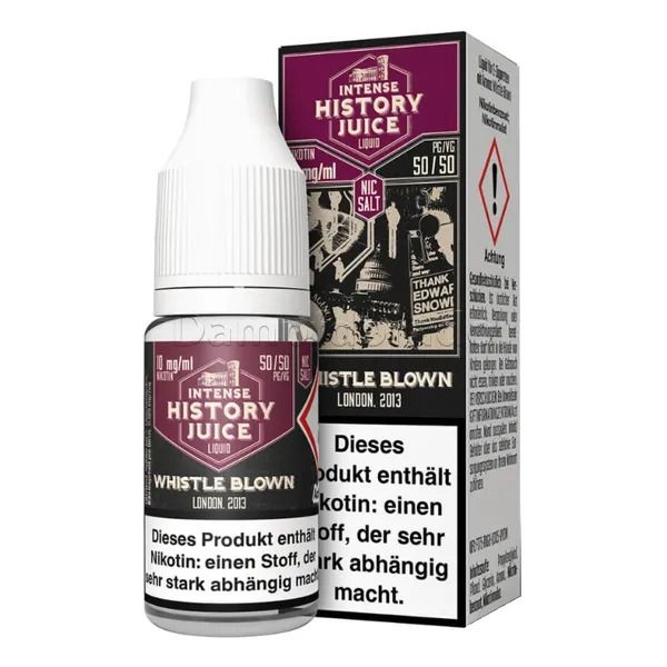 History Juice Intense - Whistle Blown Nikotinsalz Liquid