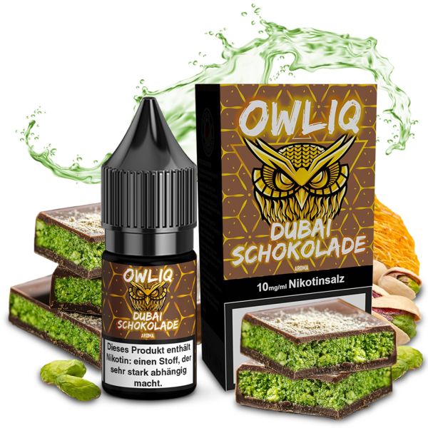 OWLIQ - Dubai Schokolade Nikotinsalz Liquid