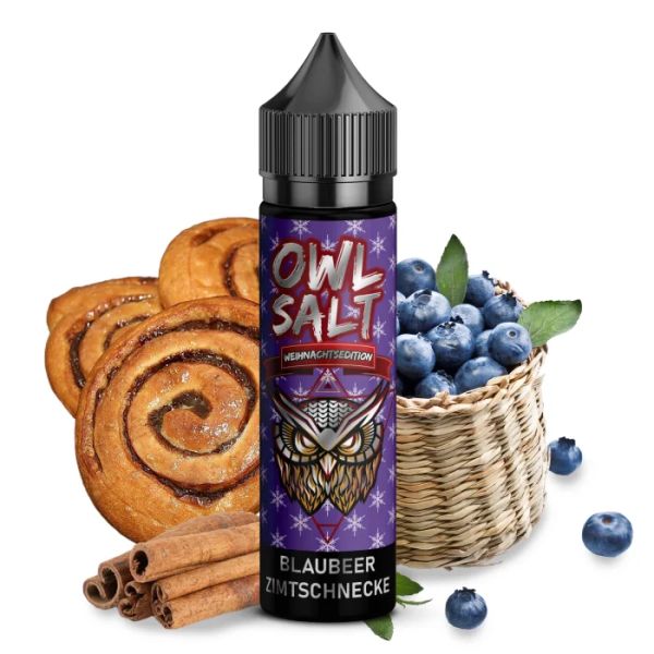 Eulen Aroma - Weihnachtsedition Blaubeer Zimtschnecke Aroma 10ml