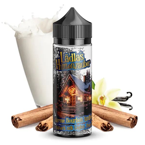 Lädla's Hüttenzauber - Warme Bourbon Vanillemilch Aroma 10ml