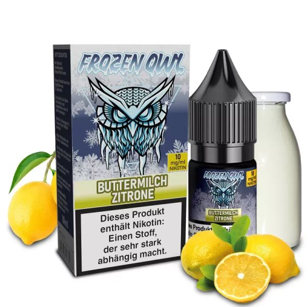 Frozen OWL - Buttermilch Zitrone Nikotinsalz Liquid