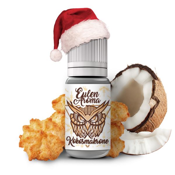 Eulen Aroma - Weihnachtsedition Kokosmakrone Aroma 10ml