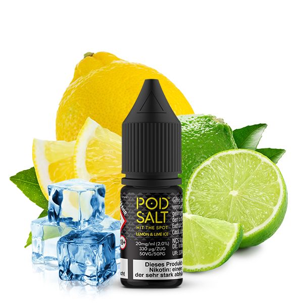 Pod Salt - Lemon & Lime Ice Nikotinsalz Liquid