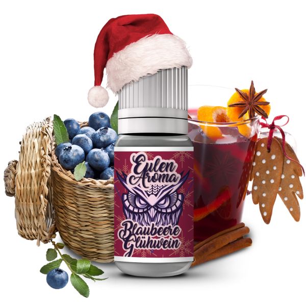 Eulen Aroma - Weihnachtsedition Blaubeere Glühwein Aroma 10ml