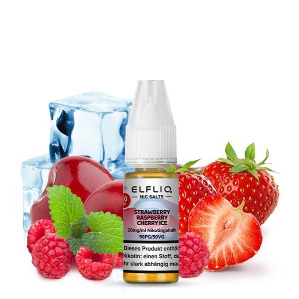 ELFBAR ELFLIQ - Strawberry Raspberry Cherry Ice Nikotinsalz Liquid