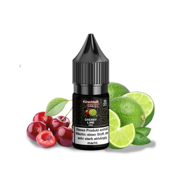 Kirschlolli MAXX - Cherry Lime Nikotinsalz Liquid