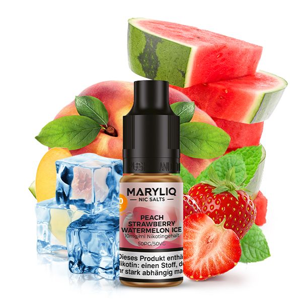 LOST MARY MARYLIQ - Peach Strawberry Watermelon Ice Nikotinsalz Liquid