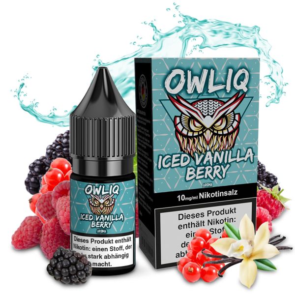 OWLIQ - Iced Vanilla Berry Nikotinsalz Liquid