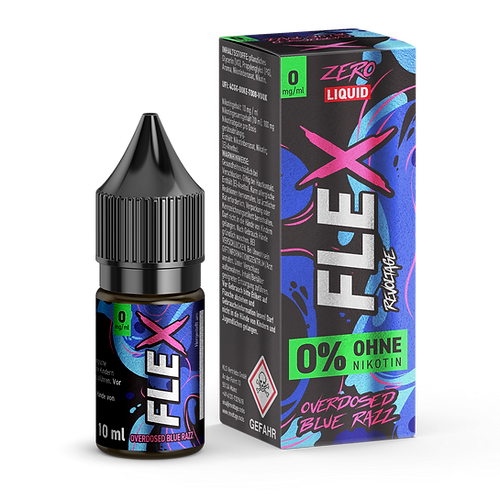 Revoltage - Flex Overdosed Blue Razz Nikotinsalz Liquid