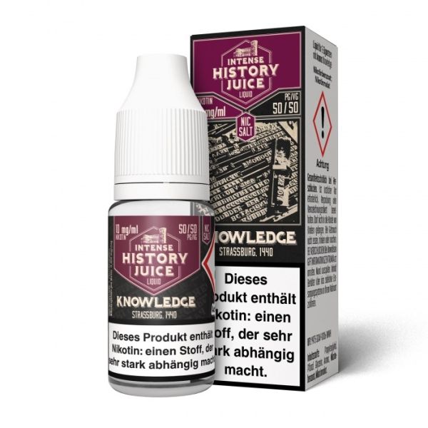 History Juice Intense - Knowledge Nikotinsalz Liquid