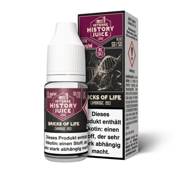 History Juice Intense - Bricks of Life Nikotinsalz Liquid