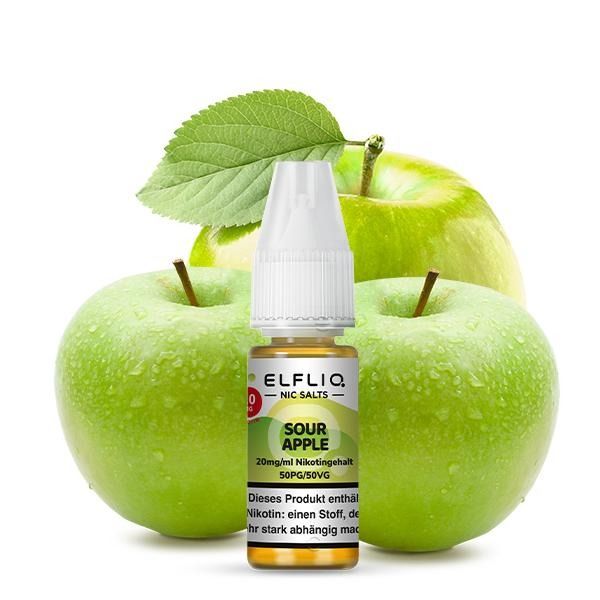 ELFBAR ELFLIQ - Sour Apple Nikotinsalz Liquid