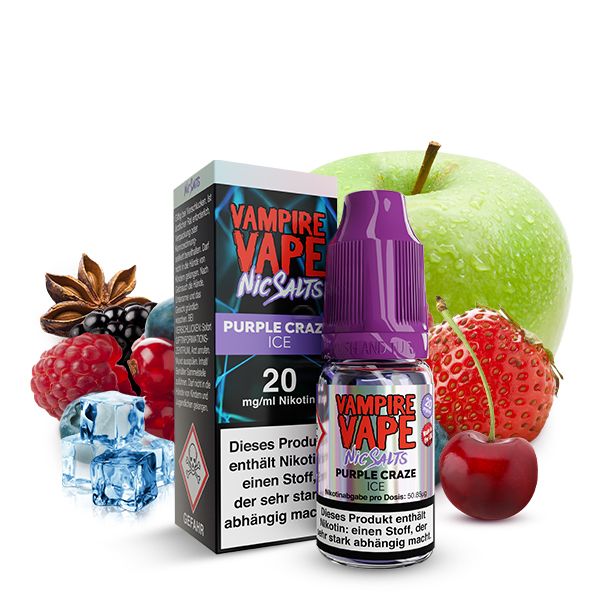 Vampire Vape - Purple Craze Ice Nikotinsalz Liquid