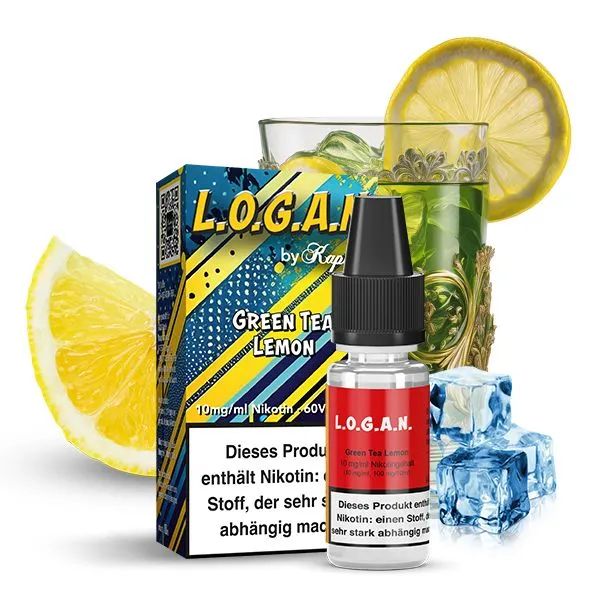 L.O.G.A.N. By Kapka's Flava - Green Tea Lemon Nikotinsalz Liquid