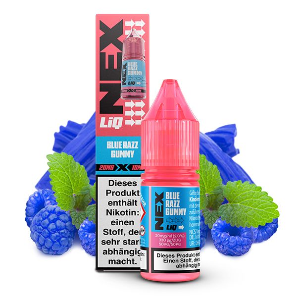 Pod Salt NexLiq - Blue Razz Gummy Nikotinsalz Liquid